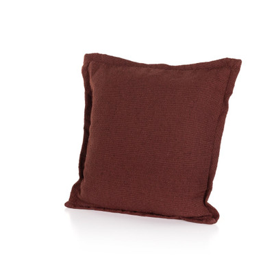 Four Hands Baja Outdoor Pillow - Dark Ruby Faux Linen