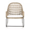 Four Hands Bandera Outdoor Rocking Chair W/ Cushion - Vintage White