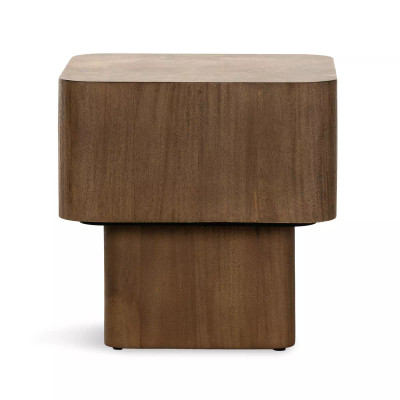 Four Hands Blanco End Table - Warm Umber Burl
