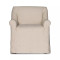 Four Hands Bridges Slipcover Dining Armchair - Brussels Natural