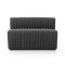 Four Hands BYO: Augustine Dining Banquette - 49" Bench - Fiqa Boucle Charcoal