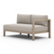 Four Hands BYO: Sonoma Outdoor Sectional - Raf Sofa Piece - Washed Brown - Stone Grey