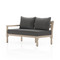 Four Hands BYO: Waller Outdoor Sectional - Washed Brown - Charcoal - LAF Sofa