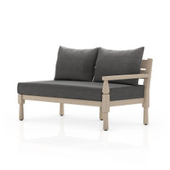 Four Hands BYO: Waller Outdoor Sectional - Washed Brown - Charcoal - RAF Sofa