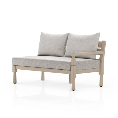 Four Hands BYO: Waller Outdoor Sectional - Washed Brown - Stone Grey - RAF Sofa