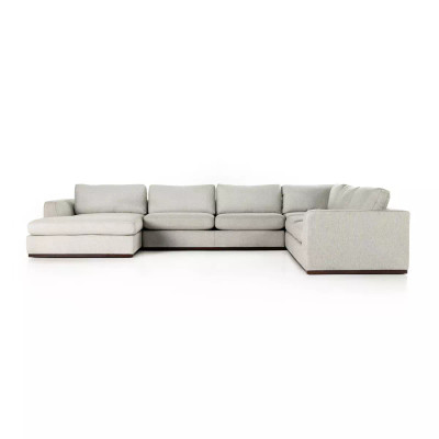 Four Hands Colt 4 - Piece Sectional - Left Chaise - Aldred Silver