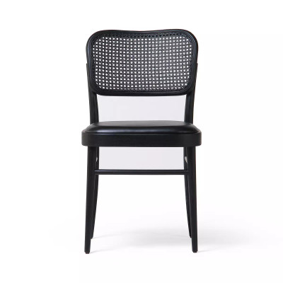 Four Hands Court Dining Chair - Black Ash