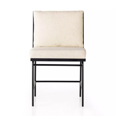 Four Hands Crete Dining Chair - Savile Flax W/ Black Frame