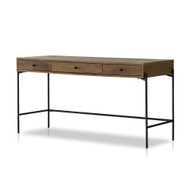 Four Hands Eaton Modular Desk - Amber Oak Resin