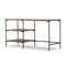 Four Hands Eaton Modular Desk With Shelves - Amber Oak Resin