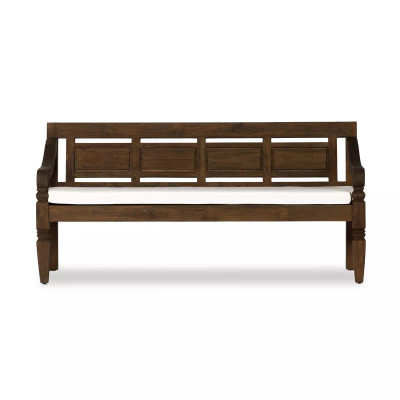 Four Hands Foles Outdoor Bench W/ Cushion