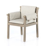 Four Hands Galway Outdoor Dining Chair - Washed Brown
