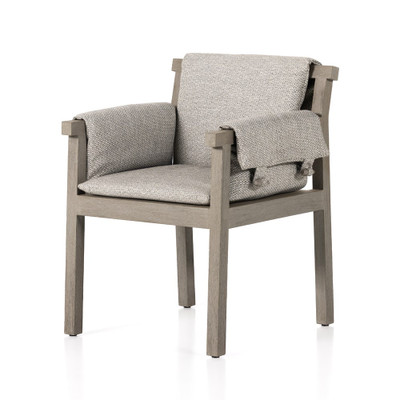 Four Hands Galway Outdoor Dining Chair - Weathered Grey