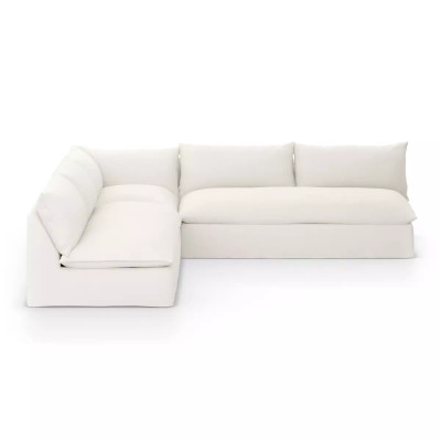 Four Hands Grant Outdoor 3 - Piece Sectional - Faye Cream
