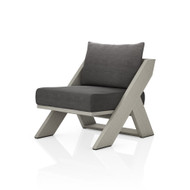 Four Hands Hagen Outdoor Chair - Weathered Grey - Charcoal