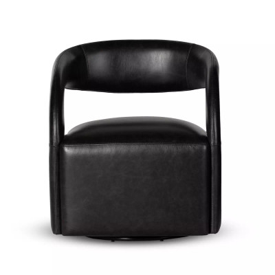 Four Hands Hawkins Swivel Chair - Sonoma Black