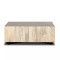 Four Hands Hudson Square Coffee Table - Bleached Spalted Primavera
