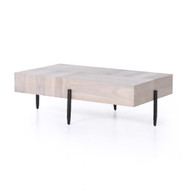 Four Hands Indra Coffee Table - Ashen Walnut