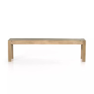 Four Hands Isador Dining Bench - 68.5" - Dry Wash Poplar