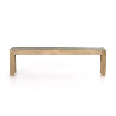 Four Hands Isador Dining Bench - 68.5" - Dry Wash Poplar