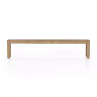 Four Hands Isador Dining Bench - 86" - Dry Wash Poplar