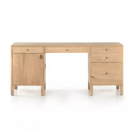 Four Hands Isador Executive Desk - Dry Wash Poplar