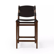 Four Hands Joan Counter Stool - Espresso Leather Blend