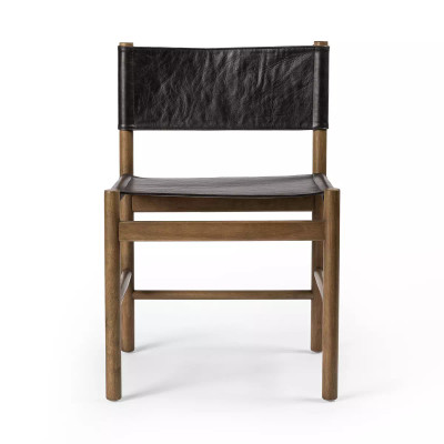 Four Hands Kena Dining Chair - Sonoma Black W/ Solid Parawood