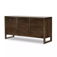 Four Hands Lorne Media Console - Dusty Reeded Brown