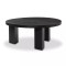 Four Hands Mesa Round Coffee Table - Ebony Parawood - 38"