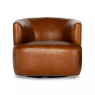 Four Hands Mila Swivel Chair - Riviera Cognac