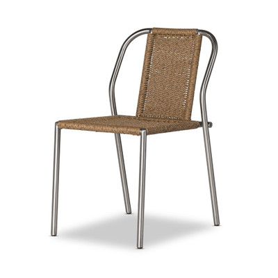 Four Hands Moss Outdoor Dining Chair - Stainless