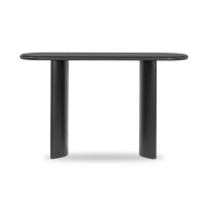 Four Hands Paden Console Table - Aged Black Acacia