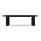 Four Hands Paden Dining Bench - Aged Black Acacia