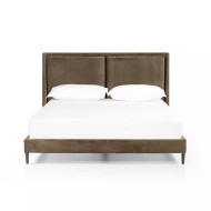 Four Hands Potter Bed - King - Surrey Olive