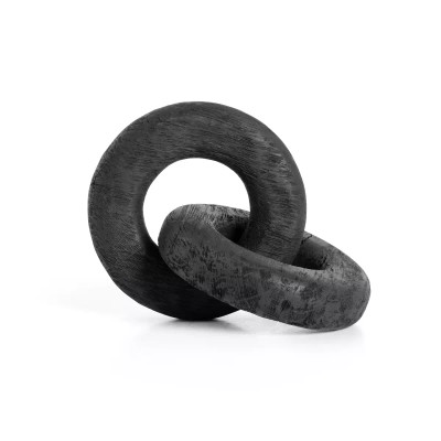 Four Hands Reclaimed Wood Knot - Carbonized Black