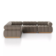 Four Hands Roma Outdoor 5 - Piece Sectional - Alessi Fawn