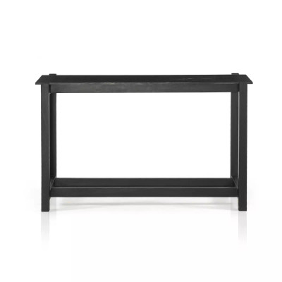 Four Hands Scout Counter Table - Worn Black Mango