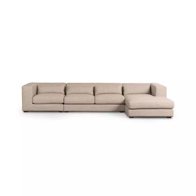 Four Hands Sena 3 - Piece Sectional - Right Chaise - Alcala Wheat