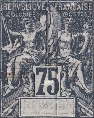 Art Classics Republique Francaise Stamp Blue