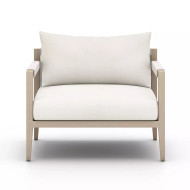 Four Hands Sherwood Outdoor Chair, Washed Brown - Natural Ivory