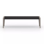 Four Hands Sherwood Outdoor Dining Bench - Weathered Grey