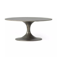 Four Hands Simone Round Coffee Table - Raw Antique