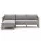 Four Hands Sonoma Outdoor 2 - Piece Sectional, Weathered Grey - Left Arm Facing - Faye Ash