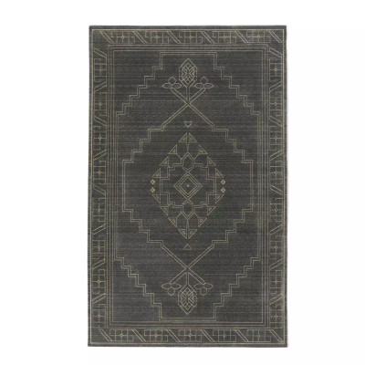 Four Hands Taspinar Rug - 5X8' - Charcoal Taspinar