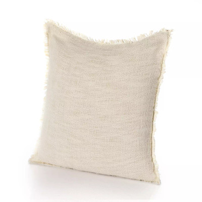 Four Hands Tharp Outdoor Pillow - Natural Cream - 20"X20" - Cover + Insert