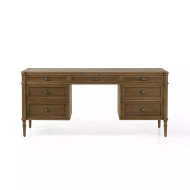 Four Hands Toulouse Executive Desk - Toasted Oak