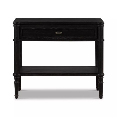 Four Hands Toulouse Nightstand - Distressed Black