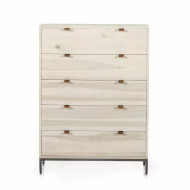 Four Hands Trey 5 Drawer Dresser - Dove Poplar