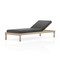 Four Hands Waller Outdoor Chaise - Washed Brown - Charcoal